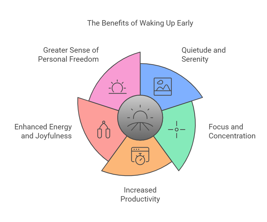 how to wake up early
